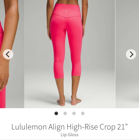Lululemon Align High-Rise Crop 21 Size 4 - Picture 1 of 7